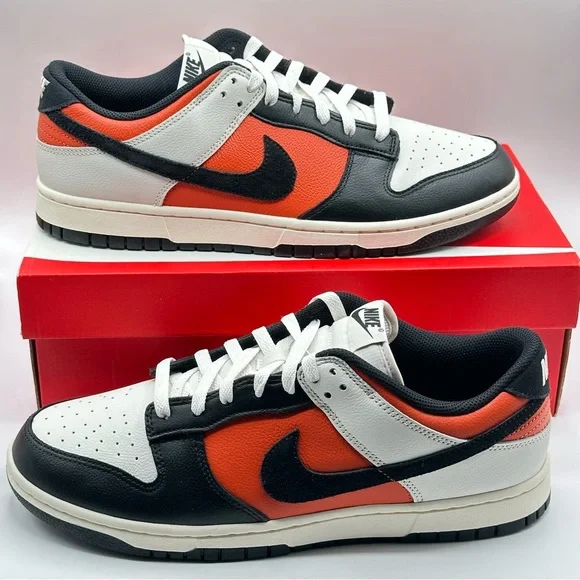 Men’s Nike Dunk Low Retro Phantom/Black-Vintage Coral HQ4988-030 Size 11 New - Picture 1 of 12